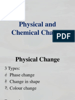 Physical Science Physical and Chemical Change