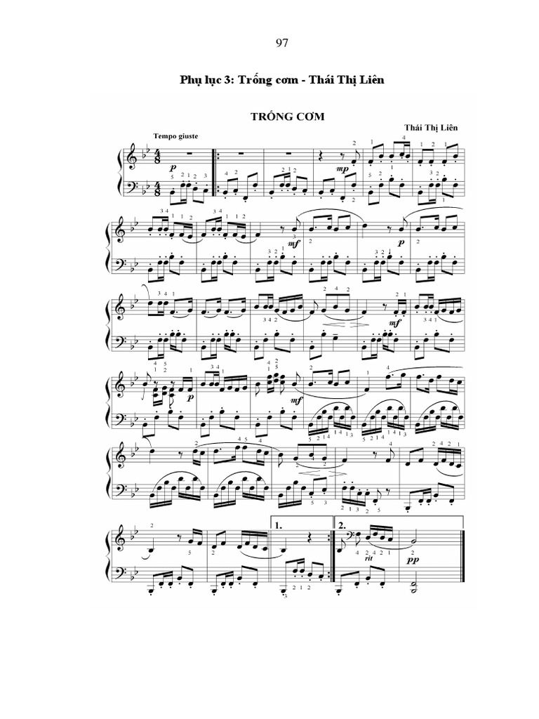 Trống Cơm Thái Thị Liên | PDF