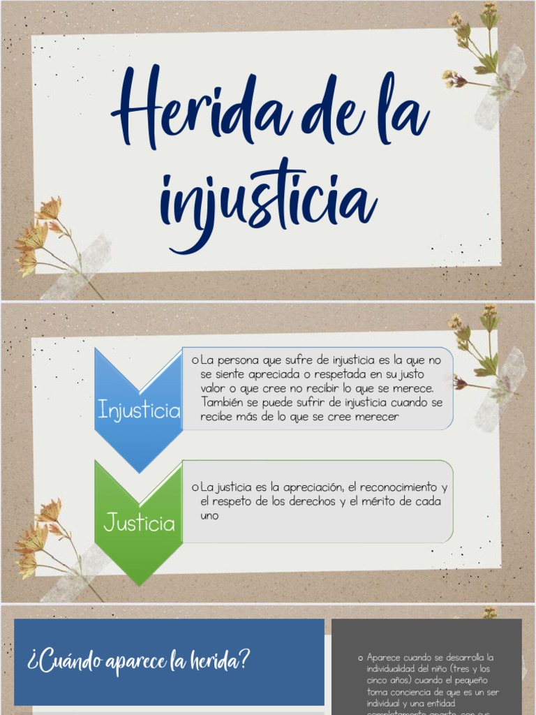 Herida de La Injusticia | PDF | Amor | Justicia