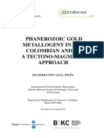 Phanerozoic - Gold - Metallogeny - Colombian - Andes - Tectono-Magmatic - Approach - Leal Mejía 2011 PDF