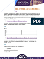 Aula 02 - Números Primos e Divisibilidade