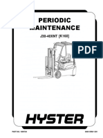 Hyster J40xnt Parts and Service Periodic Maintenance 1689720 8000SRM1339 (02 2012) US EN