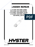 Hyster J40xnt Parts and Service Cylinder Repair 1688877 2100SRM1382 (05 2010) US EN