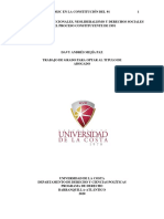 Tensiones Constitucionales, Neoliberalismo y Derechos Sociales en El Proceso Constituyente de 1991 PDF