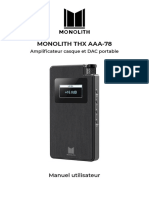 Monolith THX AAA-78 - Notice PDF