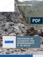 Diptico Prevención de Accidentes Por Desprendimiento de Rocas Weir