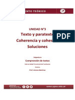 Comprensión de Textos Unidad 3 Soluciones