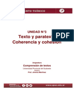 Comprensión de Textos Unidad 3 Documento Teórico