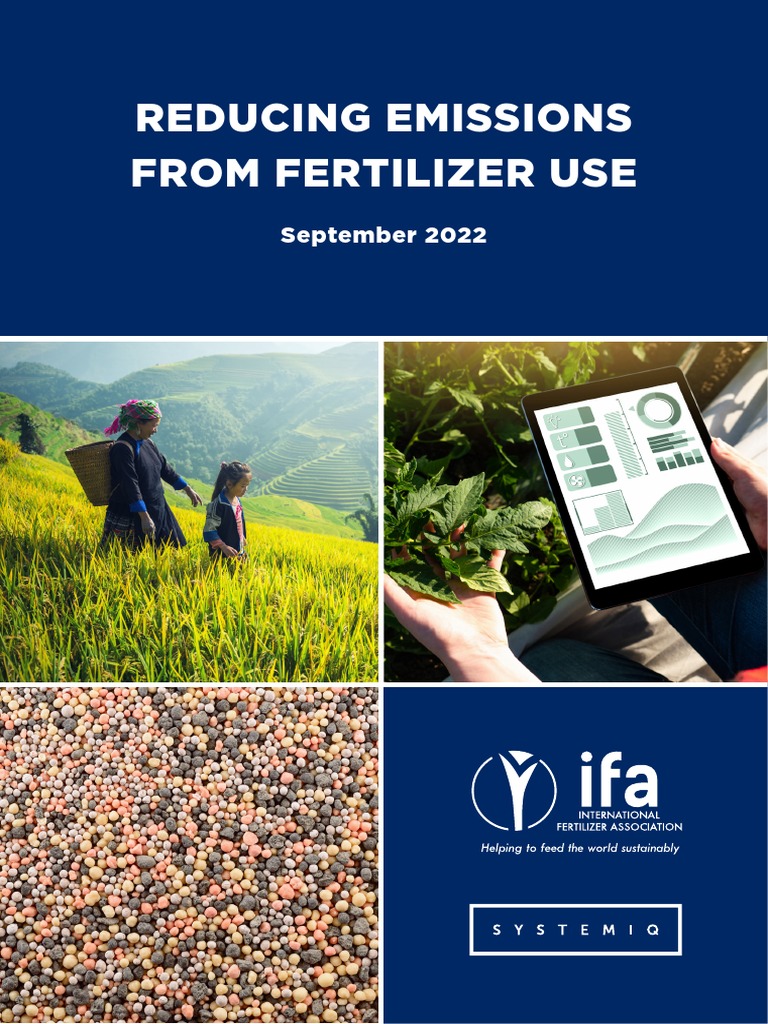 2022 IFA Systemiq Reducing Emissions From Fertilizer Use Report Jan 12