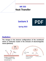 ME 333 Heat Transfer Lecture 3 Radiation