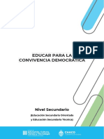 NS - Educar para La Convivencia Democrática