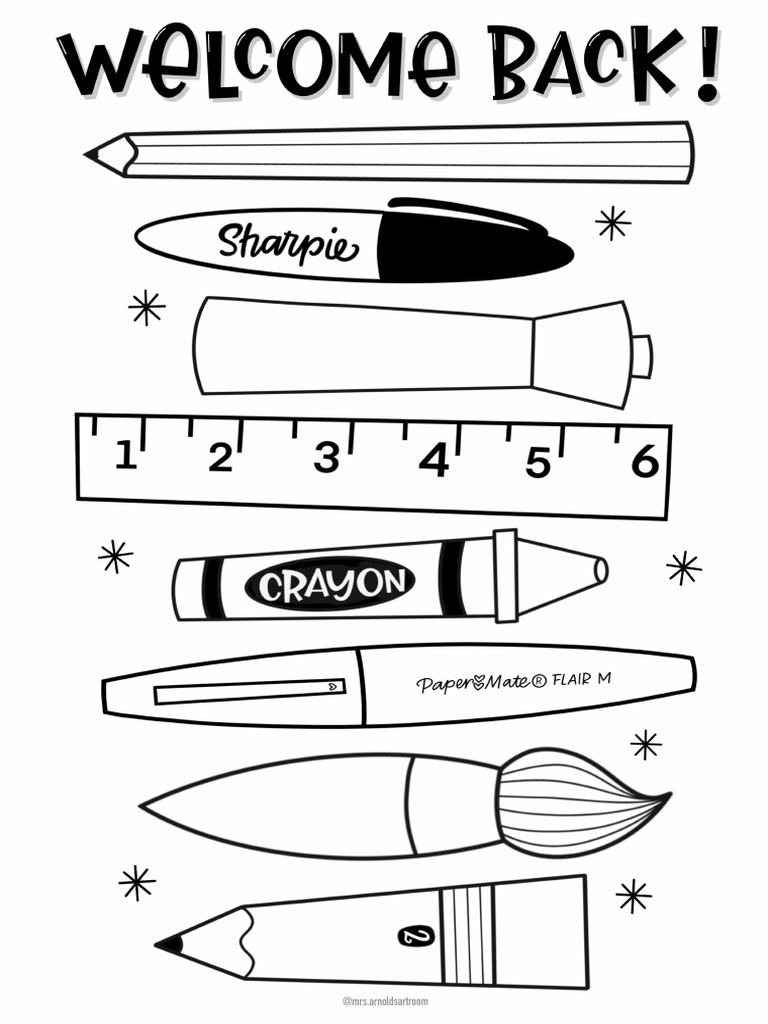WelcomeBackcoloringpage 1 | PDF