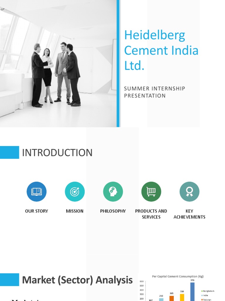 Heidelberg Cement India LTD. Summer Internship Presentation PDF