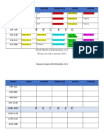 Horario clases primaria 2023