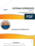 SISTEMAS OPERATIVOS - 4 Jerarquia - Memoria