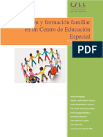 Participacion y Formacion Familiar en Un Centro de Educacion Especial