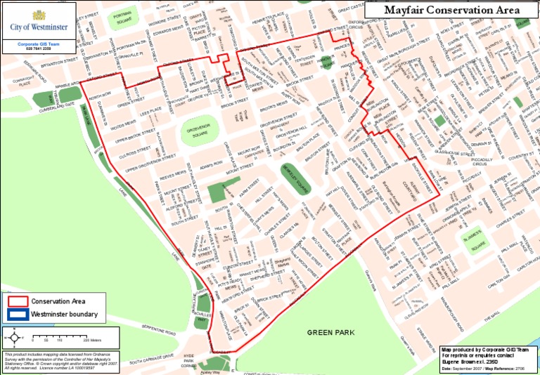 Mayfair Conservation Area Map | PDF
