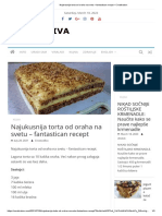 Najukusnija Torta Od Oraha Na Svetu - Fantastican Recept - Creativabox