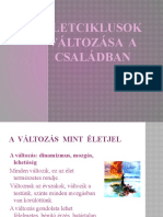 Életciklusok Változása A Családban