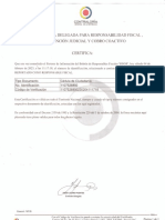 Certificado Contraloria