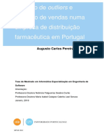 Deteção de Outliers e Previsão de Vendas Numa Empresa de Distribuição Farmacêutica