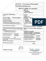 Transfer Certificate PDF