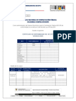 Cce-Gti-Fm-20 Certificado de Disponibilidad Del Secop II 26