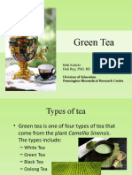 Green Tea's Health Benefits