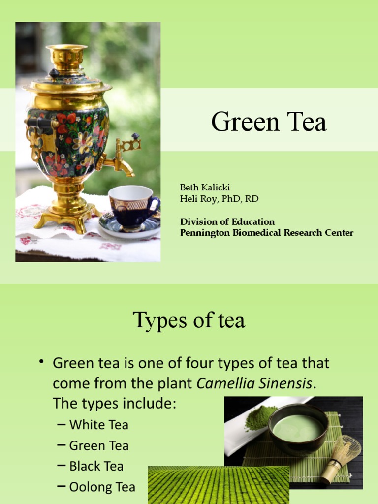 Green Tea PDF Green Tea Coronary Artery Disease