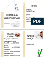 Heresiologia - Aula 1 PDF