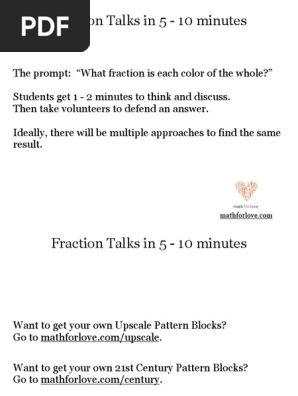 Fraction-Talks-with-Upscale-and-21st-Century-Pattern-Blocks