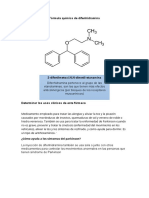 Fórmula Química de Difenhidramina