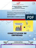 Constitucion de Empresas Ultimo