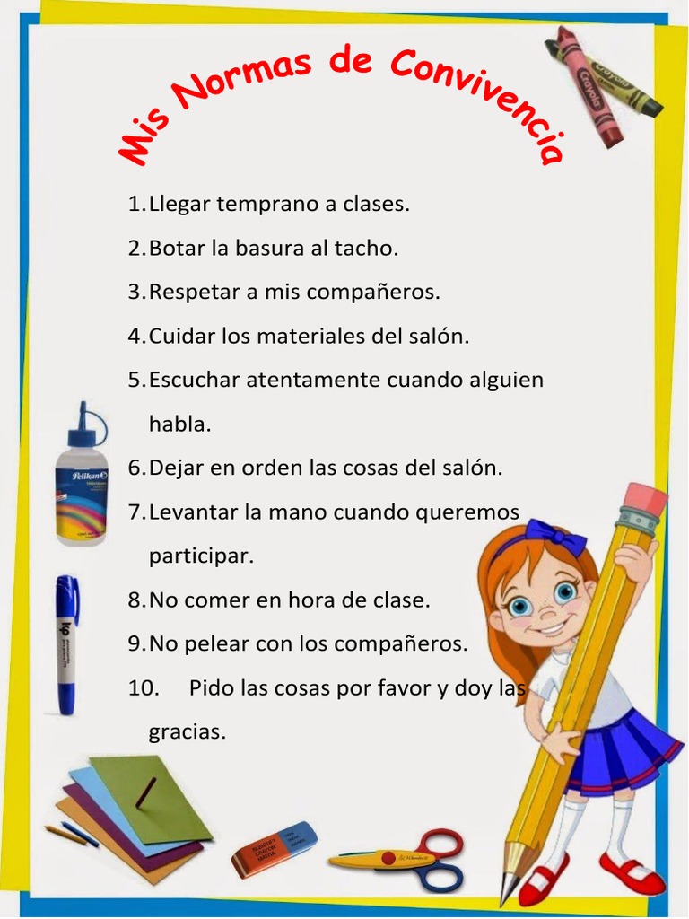 Mis Normas de Convivencia | PDF
