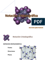 Notación Cristalográfica