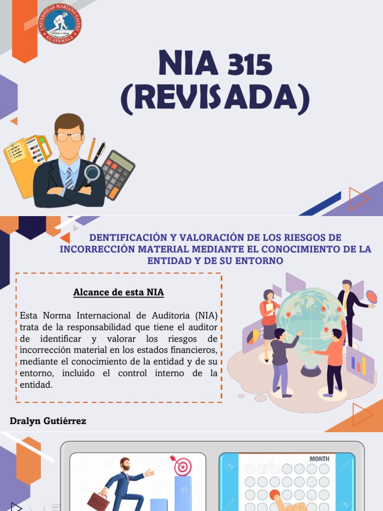 Nia 315 PDF Auditoría Contabilidad