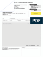 Nota Fiscal de Prestação de Serviço de Comunicação