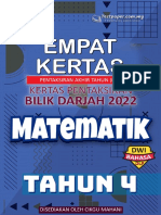 4 Kertas Matematik Persediaan PBD Sesi Akhir 2022 - Tahun 4 08