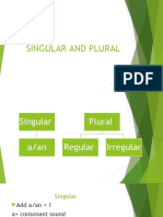 Singular and Plural