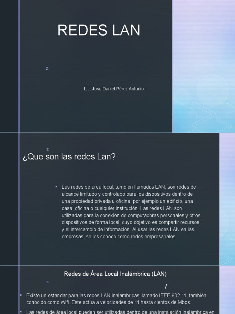 Introducción a Redes LAN y su Funcionamiento | PDF | Red de ...