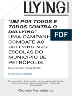 Um Por Todos e Todos Contra o Bullying Uma Campanha de Combate Ao Bullying Nas Escolas Do Município de Petrópolis PDF