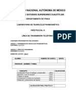 Práctica 9. - Línea de Transmisión Telefónica 2023-2 PDF