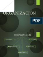 Etapa Organización