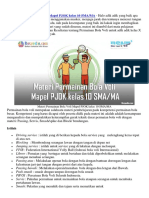 Materi Permainan Bola Voli Mapel PJOK Kelas 10