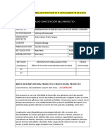 GP - Modelo - Acta de Constitución Del Proyecto