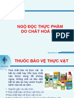 Ngộ Độc Thực Phẩm Do Chất Hoá Học