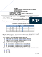 Ceci Pour Les Trois Premières Questions.: (B) Est Égal À 5473.12 Dhs Et La Moyenne Des Salaires Est Égale À 6875.00 Dhs