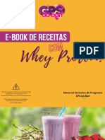 E-BOOK de Receitas: Whey Protein!