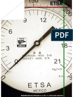 Catalogo - Manómetros de Proceso 2010 PDF