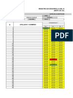 Registro para Evaluación Diagnostica 5° Secundaria CCSS